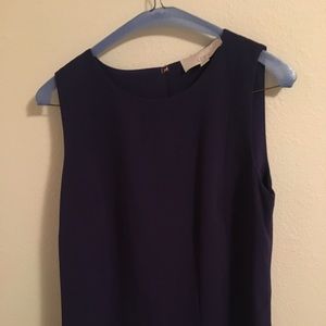 Loft purple sleeveless top.